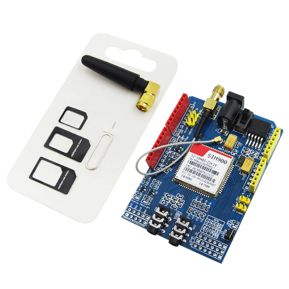 1PCS/LOT SIM900 GPRS/GSM Shield Development Board High Quality Give a SIM adapter
1PCS/LOT SIM900 GPRS/GSM Shield Development Board High Quality Give a SIM adapter