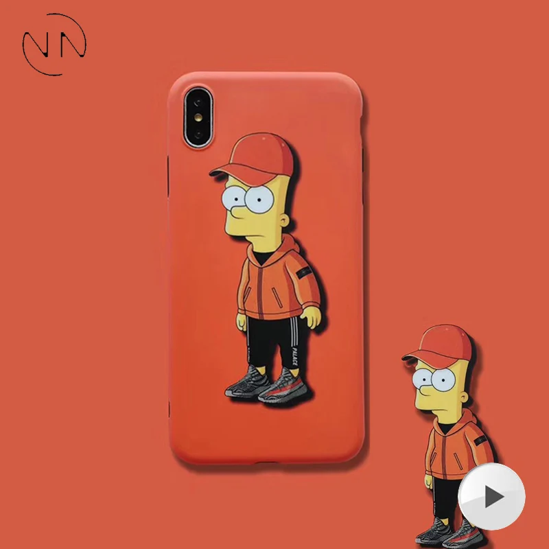 Luxury Brand Cartoon Simpson Bart Sneakers AJ Shoes Sport Boy Phone Case for iPhone 6 6S 7 8 Plus X XS XR MAX Soft Cover Coque
Luxury Brand Cartoon Simpson Bart Sneakers AJ Shoes Sport Boy Phone Case for iPhone 6 6S 7 8 Plus X XS XR MAX Soft Cover Coque