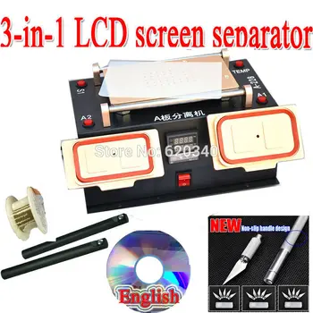 EU NEW 3 in 1 lcd screen separator +Middle Bezel Frame Separate Machine for Samsung galaxy + built-in vacuum pump Free shipping
EU NEW 3 in 1 lcd screen separator +Middle Bezel Frame Separate Machine for Samsung galaxy + built-in vacuum pump Free shipping