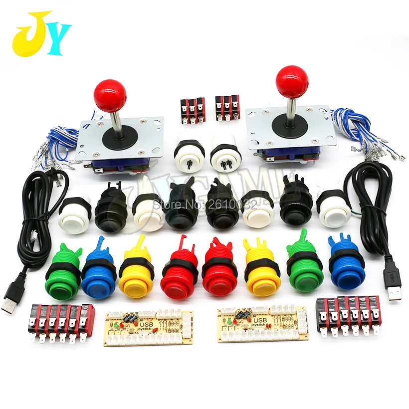 Zero Delay Kit Arcade Joystick DIY HAPP Style Push Button 1P 2P Start Button PC Raspberry pi Arcade MAME Cabinet Parts
Zero Delay Kit Arcade Joystick DIY HAPP Style Push Button 1P 2P Start Button PC Raspberry pi Arcade MAME Cabinet Parts