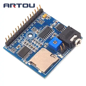 Voice Playback Module MP3 Reminder Board TF-Card Slot Adjustable Potentiometer Serial Port Expansion Board for Arduino
Voice Playback Module MP3 Reminder Board TF-Card Slot Adjustable Potentiometer Serial Port Expansion Board for Arduino