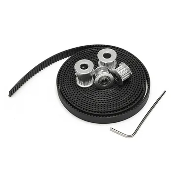 1pc 2m GT2 Belt + 1pc16T 3mm Tensioner + 1pc 3mm Tensioner + 2pcs 16T 5mm GT2 Pulley + 1pc Wrench 3D Printer Accessories
1pc 2m GT2 Belt + 1pc16T 3mm Tensioner + 1pc 3mm Tensioner + 2pcs 16T 5mm GT2 Pulley + 1pc Wrench 3D Printer Accessories