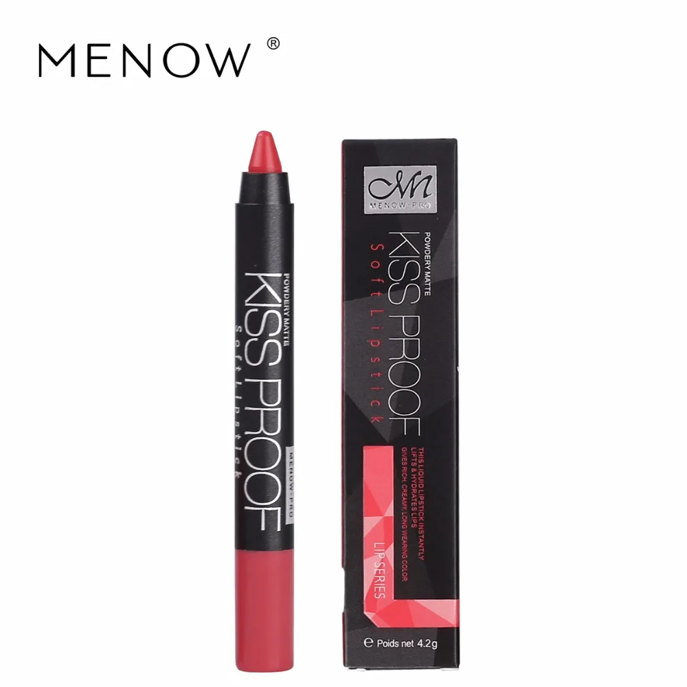 New 19 Colors MENOW KISS PROOF M.n Sexy Beauty Waterproof Lip Pencil Lipstick Lip Gloss Lip Liner
New 19 Colors MENOW KISS PROOF M.n Sexy Beauty Waterproof Lip Pencil Lipstick Lip Gloss Lip Liner