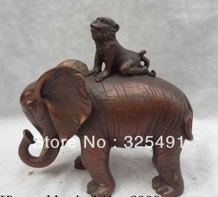 China Pure Bronze Animals Sculpture JiXiang Monkey Ride Elephant Statue free shipping
China Pure Bronze Animals Sculpture JiXiang Monkey Ride Elephant Statue free shipping
