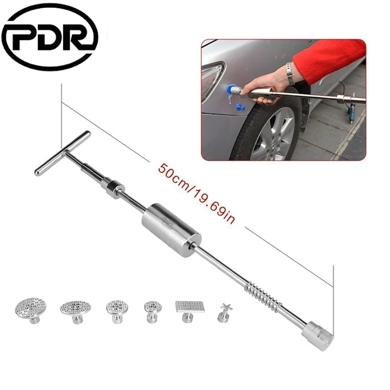 PDR 2 in1 Puller Tools Set Paintless Dent Repair Puller Slide Hammer Reverse Hammer with Metal GlueTabs Car Hand Tool
PDR 2 in1 Puller Tools Set Paintless Dent Repair Puller Slide Hammer Reverse Hammer with Metal GlueTabs Car Hand Tool