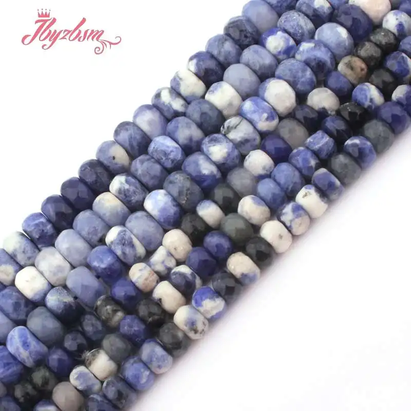 3x6,4x8mm Faceted Rondelle Blue Sodalite Bead Natural Stone Beads For DIY Necklace Bracelets Jewelry Making 15" Free Shingpping
3x6,4x8mm Faceted Rondelle Blue Sodalite Bead Natural Stone Beads For DIY Necklace Bracelets Jewelry Making 15" Free Shingpping