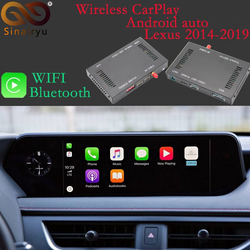 Wireless CarPlay for Lexus CarPlay NX ES US iS CT RX GS LS LX LC RC 2014- Multimedia interface CarPlay&Android auto Retrofit Kit
Wireless CarPlay for Lexus CarPlay NX ES US iS CT RX GS LS LX LC RC 2014- Multimedia interface CarPlay&Android auto Retrofit Kit