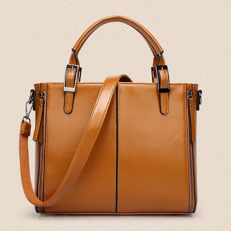 

Women Fashion PU Leather Saffiano Ladies Luxury Medium Bag Euro Casual Tote Socialite Crossbody Bags Straps Totes Office Handbag