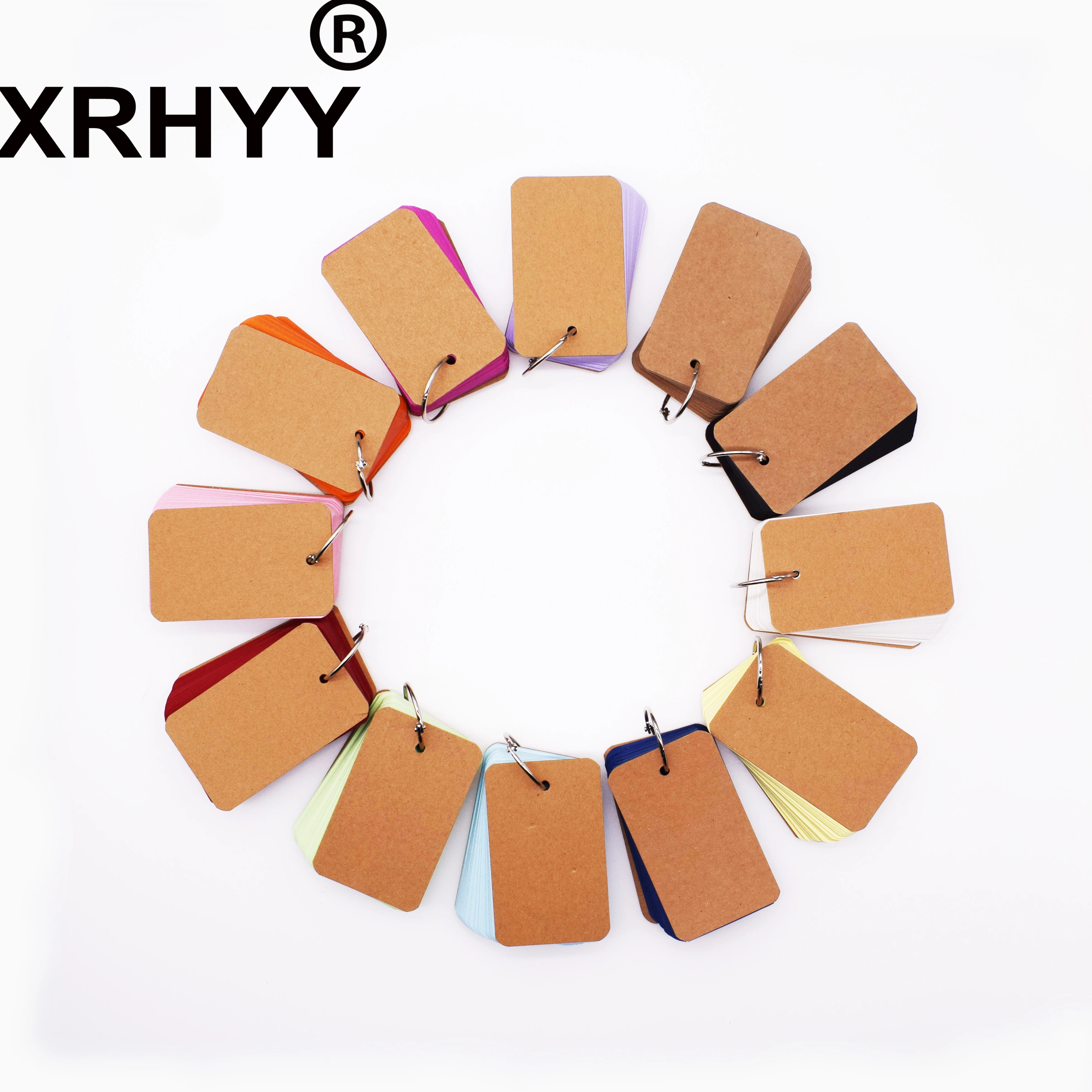 50 Sheets Per Set Multi-color Note Pad Flash Card Kraft Paper Binder Ring For Studying Cards Bookmark Scratch Paper Index Card
50 Sheets Per Set Multi-color Note Pad Flash Card Kraft Paper Binder Ring For Studying Cards Bookmark Scratch Paper Index Card