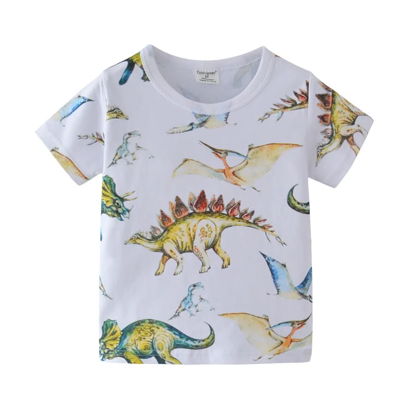 AD Dinosaur Boys Girls Summer T-shirts Cotton Fabric Casual Kids t shirts Children's Clothing Cute Pattern Clothes
AD Dinosaur Boys Girls Summer T-shirts Cotton Fabric Casual Kids t shirts Children's Clothing Cute Pattern Clothes