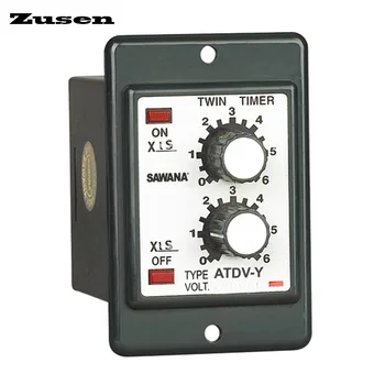 Zusen ATDV-Y2 twin time relay DC12V/24V/36V/AC110V/220V/380V