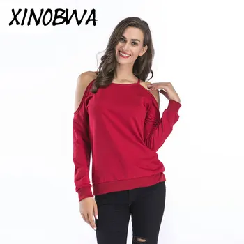 Europe New 2018 Autumn Spring Woman Fashion Loose O Neck Long Sleeve Off Shoulder Hoodies Pullover Female Personality Sweatshirt
Europe New 2018 Autumn Spring Woman Fashion Loose O Neck Long Sleeve Off Shoulder Hoodies Pullover Female Personality Sweatshirt