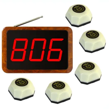 SINGCALL.wireless paging calling systems. best choice for cafe,one display and 5 calling bells
SINGCALL.wireless paging calling systems. best choice for cafe,one display and 5 calling bells
