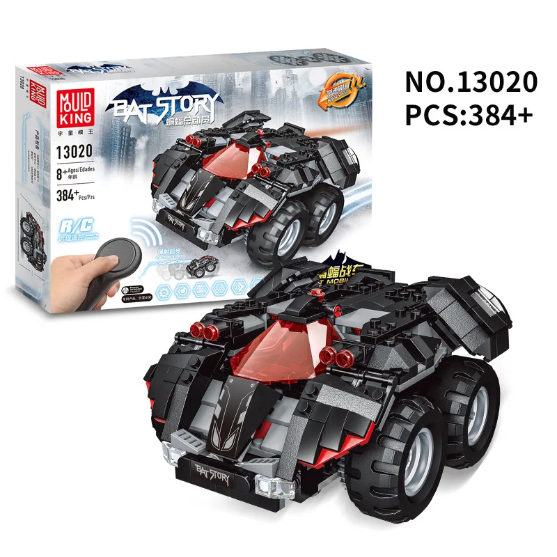 13020 Superhero Batman App-Controlled Batmobile Set Compatible 07111 Model Building Kits Blocks Bricks Boy Toys Christmas Gifts
13020 Superhero Batman App-Controlled Batmobile Set Compatible 07111 Model Building Kits Blocks Bricks Boy Toys Christmas Gifts