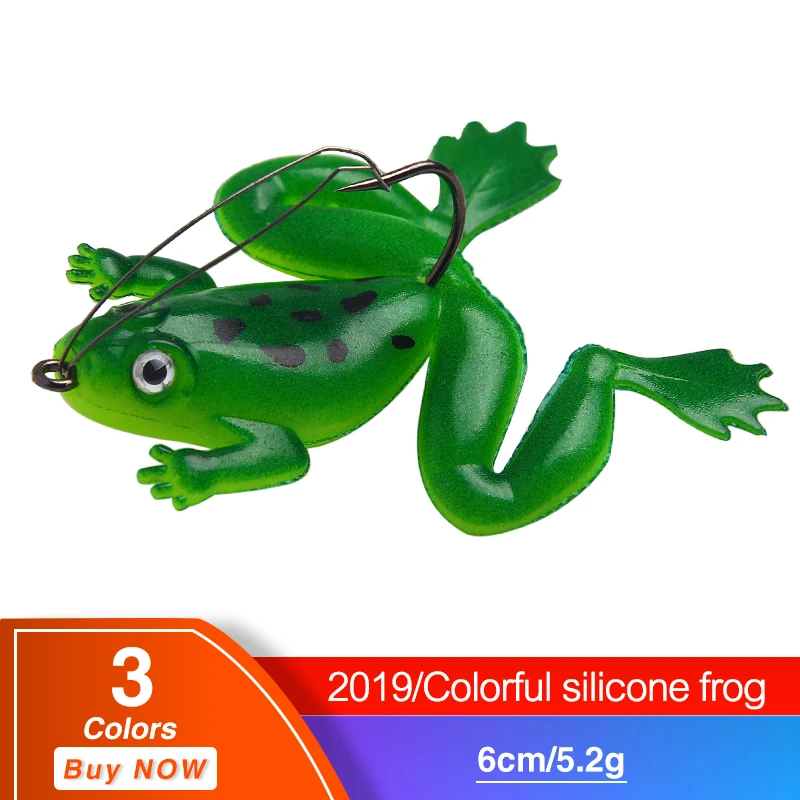 HAODIAOZHE 4Pcs/lot Soft Frog Bait Rubber Fishing Lure Lifelike Swimbait Topwater Wobblers Sharp Hooks Isca Pesca Silicone YU164
HAODIAOZHE 4Pcs/lot Soft Frog Bait Rubber Fishing Lure Lifelike Swimbait Topwater Wobblers Sharp Hooks Isca Pesca Silicone YU164