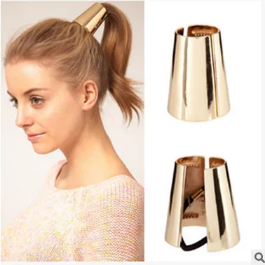 Fashion Punk Rock Metal Circle cuff Ring Hair Rope Silver/Gold Plated Ponytail hair accessories rubber band
Fashion Punk Rock Metal Circle cuff Ring Hair Rope Silver/Gold Plated Ponytail hair accessories rubber band