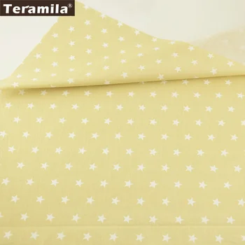Teramila Fabrics Little Stars Designs 100% Cotton Twill Fabrics Patchwork Telas Tissue Bedding Sheet DIY Garment Curtain Pillow
Teramila Fabrics Little Stars Designs 100% Cotton Twill Fabrics Patchwork Telas Tissue Bedding Sheet DIY Garment Curtain Pillow