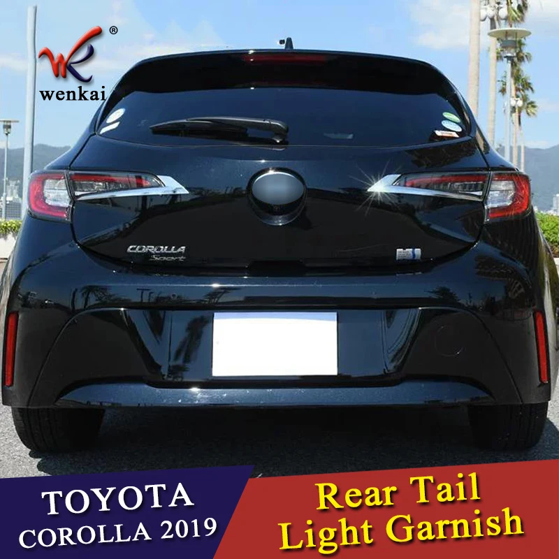 ABS Plastic Chrome Taillight Cover Trim For Toyota Corolla Sport Hatch Hatchback Auris 2019 Car Accessories
ABS Plastic Chrome Taillight Cover Trim For Toyota Corolla Sport Hatch Hatchback Auris 2019 Car Accessories