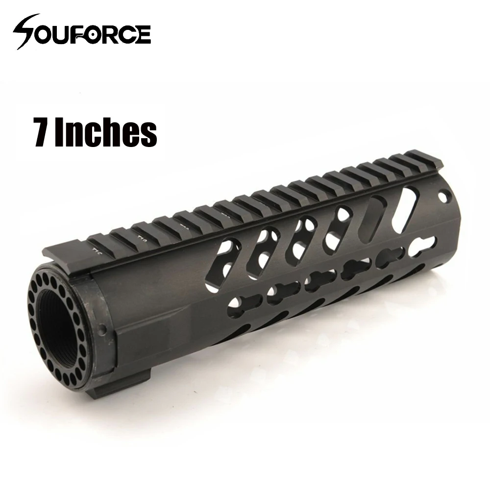 .223 5.56mm Modular 7 Inch Free Float Quad Rail KEYMOD Handguard with Nut For Rifle Picatinny Mount Hunting
.223 5.56mm Modular 7 Inch Free Float Quad Rail KEYMOD Handguard with Nut For Rifle Picatinny Mount Hunting