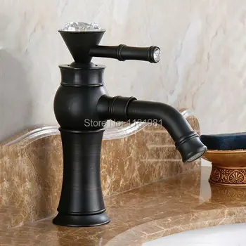 Wholesale And Retail Promotion Black Brass Bathroom Basin Faucet Crystal Handle Swivel Spout Sink Mixer Tap B3217
Wholesale And Retail Promotion Black Brass Bathroom Basin Faucet Crystal Handle Swivel Spout Sink Mixer Tap B3217