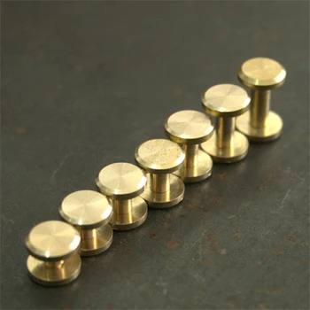 4/5/6/7/8/9/10/12/15/20/25/30MM 100%Pure Brass FLAT Button Stud Chicago screws Rivet Screws Belt Buttons Studs Leather Craft DIY
4/5/6/7/8/9/10/12/15/20/25/30MM 100%Pure Brass FLAT Button Stud Chicago screws Rivet Screws Belt Buttons Studs Leather Craft DIY