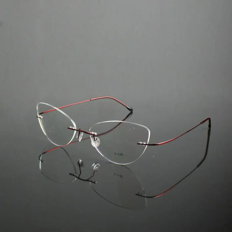 MINCL/ Super Light Lady Frameless Eye Goggles Diamond Cutting Screw Free Super Elastic Optical Glasses With box lxl
MINCL/ Super Light Lady Frameless Eye Goggles Diamond Cutting Screw Free Super Elastic Optical Glasses With box lxl