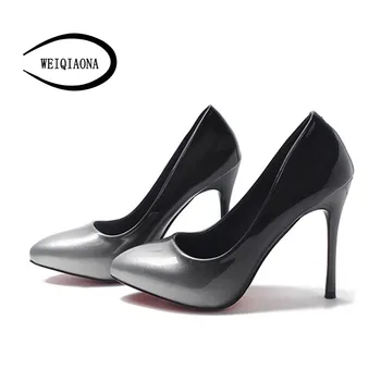 WEIQIAONA 2018 Classics Casual Women's Mirror Surface Pumps Shoes Shallow Commuter Dress Shoes High Heel Pointed Toe Wedding
WEIQIAONA 2018 Classics Casual Women's Mirror Surface Pumps Shoes Shallow Commuter Dress Shoes High Heel Pointed Toe Wedding
