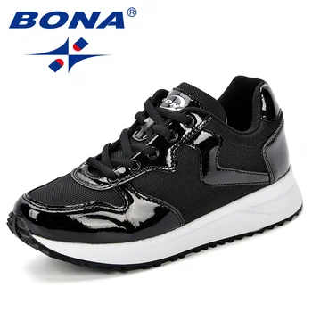 BONA New Designer Running Shoes Women Outdoor Sneakers Comfy Sport Shoes Female 2018 Breathable Trendy Zapatillas Hombre Mujer
BONA New Designer Running Shoes Women Outdoor Sneakers Comfy Sport Shoes Female 2018 Breathable Trendy Zapatillas Hombre Mujer