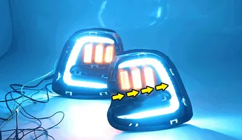 eOsuns led drl daytime running light for Chevrolet cavalier with Dynamic moving yellow turn signal and blue night running light
eOsuns led drl daytime running light for Chevrolet cavalier with Dynamic moving yellow turn signal and blue night running light