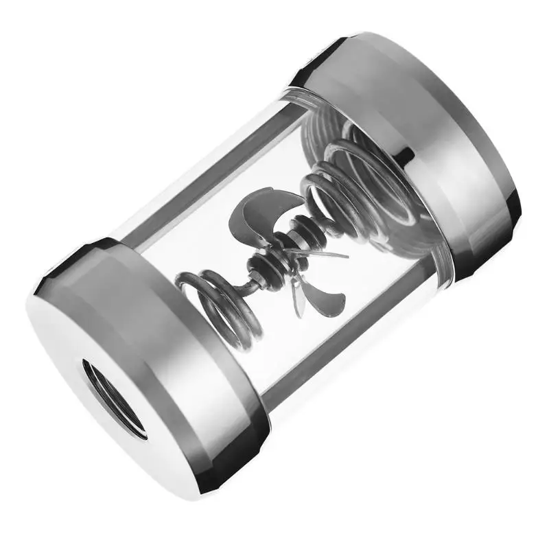 G1/4 Flow Meter Computer Water Cooling Water Flow Meter Filter Metal Covers Perfect for Soft Hard Tube Tachometer Flow Control
G1/4 Flow Meter Computer Water Cooling Water Flow Meter Filter Metal Covers Perfect for Soft Hard Tube Tachometer Flow Control