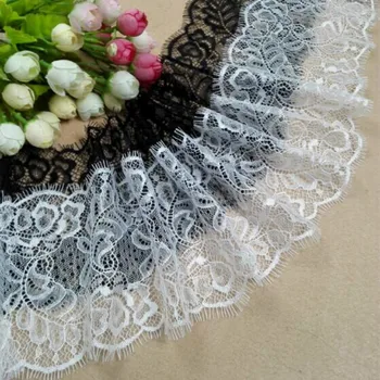 3yards/lot Embrodiary Flower Lace Fabric Eyelash lace trim fabric for Sewing Bridal Wedding dress Crafts
3yards/lot Embrodiary Flower Lace Fabric Eyelash lace trim fabric for Sewing Bridal Wedding dress Crafts