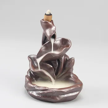 Backform Incense Burner Mountain Holder Smoke Backflow Incense Burner Censer Home Living Room Teahouse Office Decor + 10 Cones
Backform Incense Burner Mountain Holder Smoke Backflow Incense Burner Censer Home Living Room Teahouse Office Decor + 10 Cones