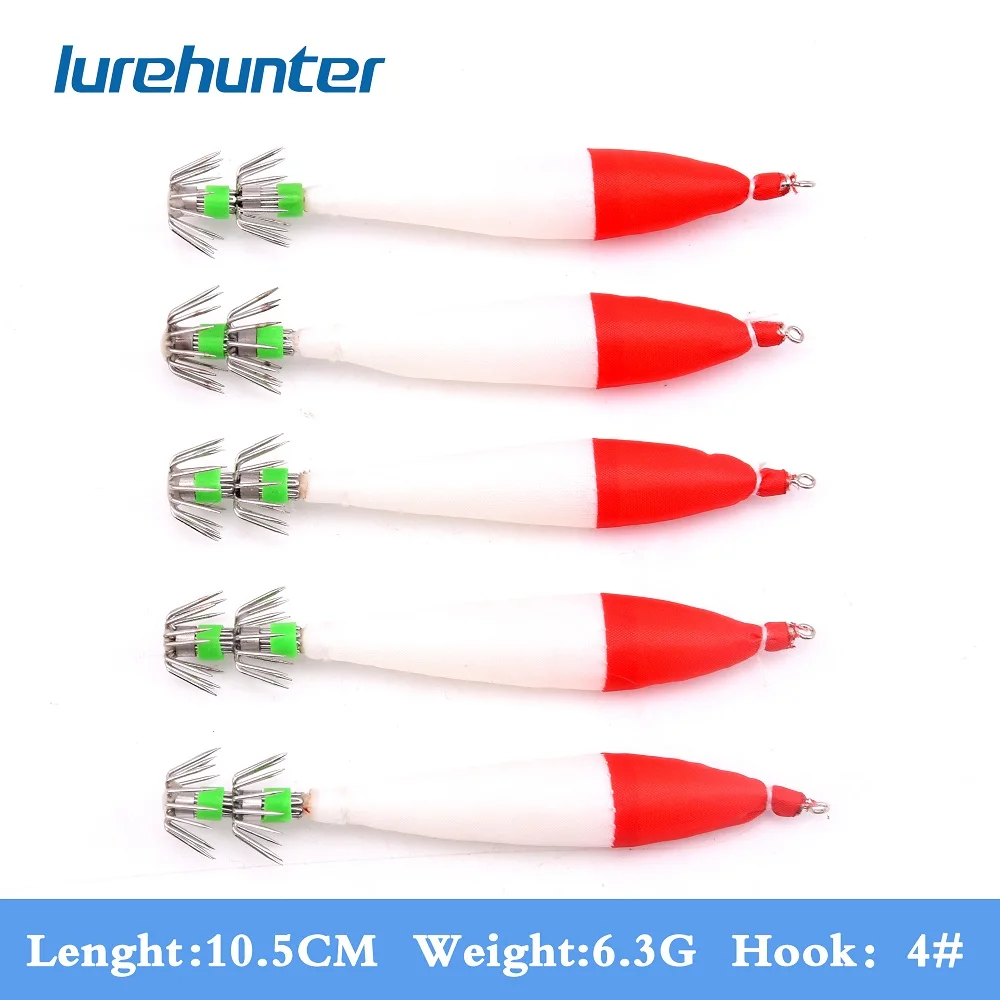 Luminous Squid 4 # Sea Fishing Night Light Squid Shrimp Roll Squid Hook Octopus Hook Squid Needle Jig lure 
Luminous Squid 4 # Sea Fishing Night Light Squid Shrimp Roll Squid Hook Octopus Hook Squid Needle Jig lure