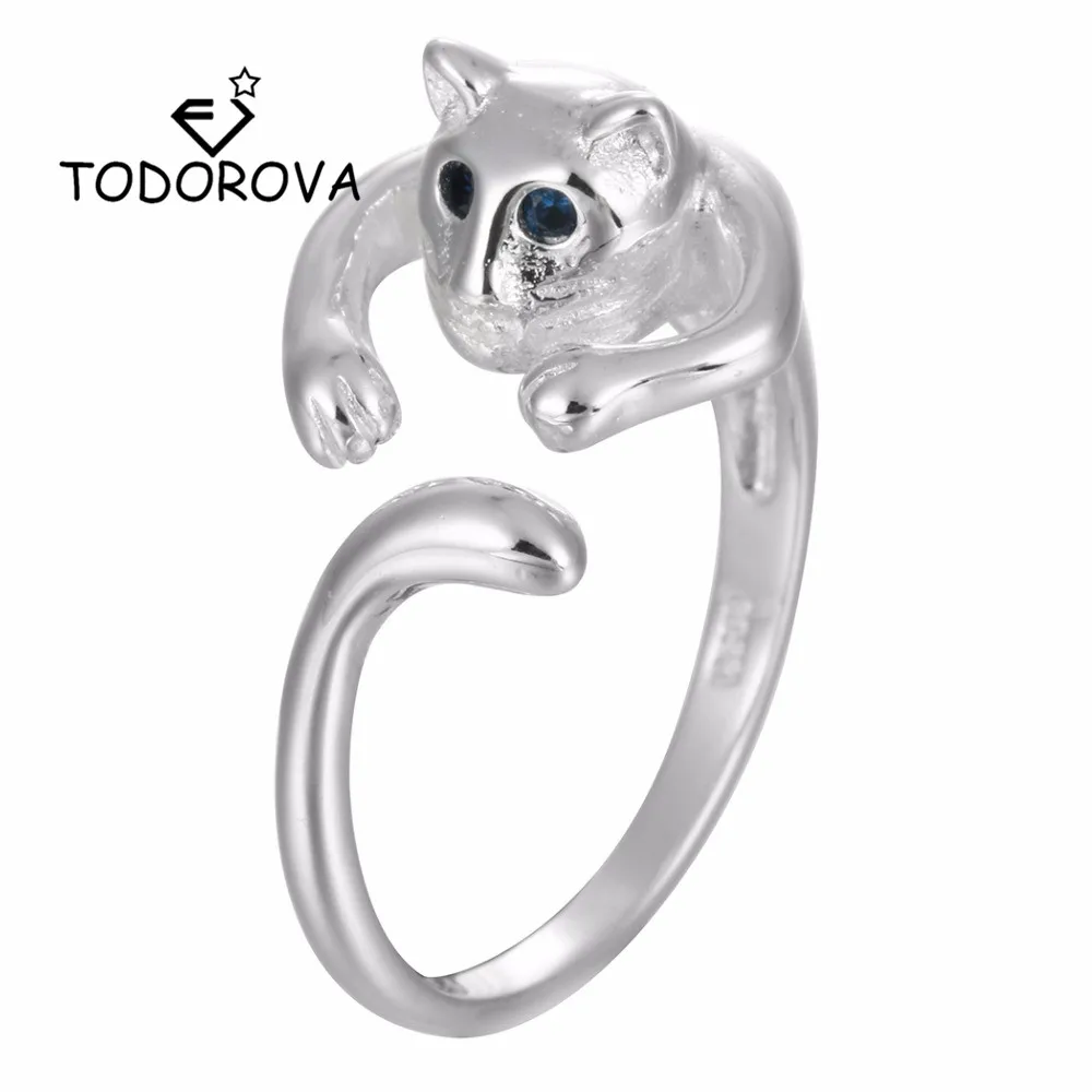 Todorova Lovely Long Tail Naughty Cat Finger Rings for Women Men Accessories Adjustable Ring Female Jewelry Pet Lover Gift
Todorova Lovely Long Tail Naughty Cat Finger Rings for Women Men Accessories Adjustable Ring Female Jewelry Pet Lover Gift