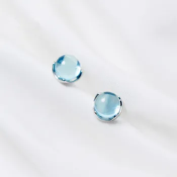 925 Sterling Silver Hypoallergenic Blue Crystal Stud Earring for Women Girl Wedding Jewelry Brincos eh858
925 Sterling Silver Hypoallergenic Blue Crystal Stud Earring for Women Girl Wedding Jewelry Brincos eh858