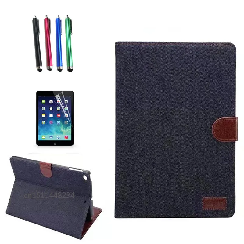 For iPad Air 1/ air 2 56 case Cover With Card Slots Business denim PU Leather Protective Skin Case Cover Tablet Accessories+gift
For iPad Air 1/ air 2 56 case Cover With Card Slots Business denim PU Leather Protective Skin Case Cover Tablet Accessories+gift