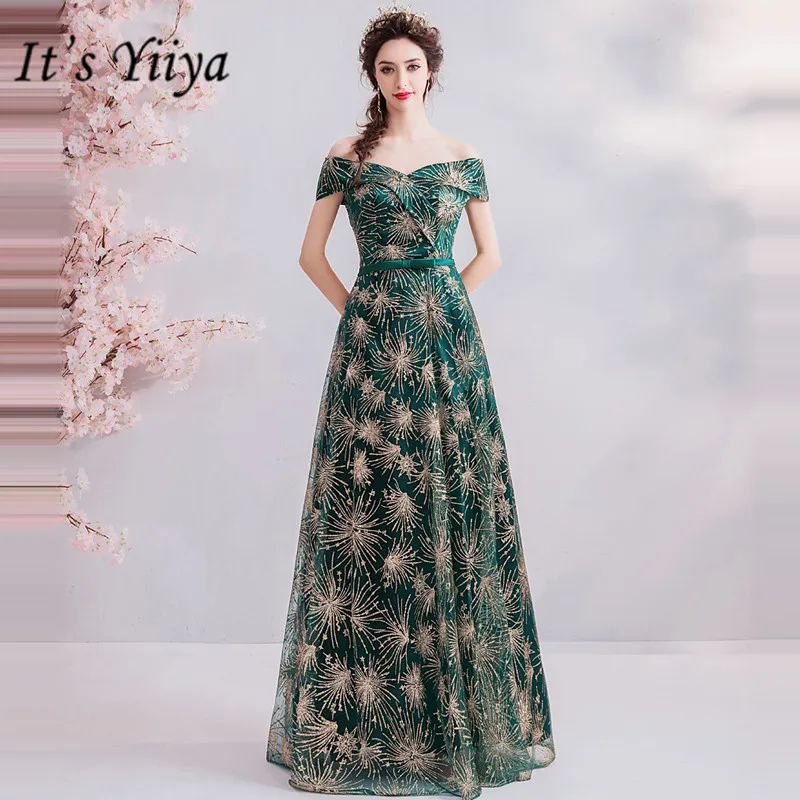 It's YiiYa Prom Gowns Green Strapless Short Sleeves A-Line Floor Length Long Party Dress Custom Plus Size Prom Dresses 2019 E261
It's YiiYa Prom Gowns Green Strapless Short Sleeves A-Line Floor Length Long Party Dress Custom Plus Size Prom Dresses 2019 E261