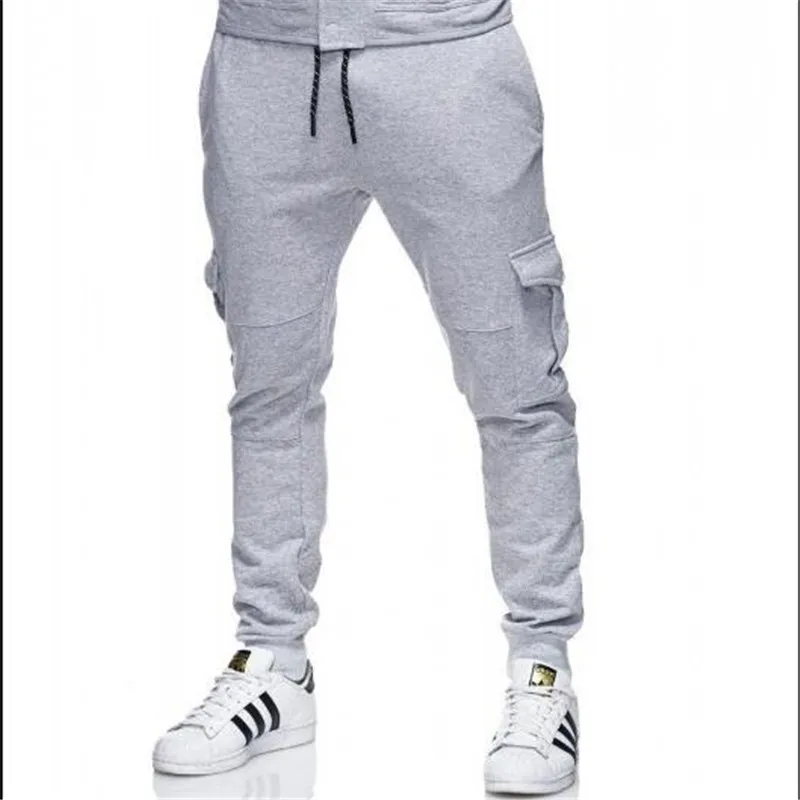 Trousers European and American style spring and autumn new solid color side pockets men's slim casual pants fitness Sweatpants
Trousers European and American style spring and autumn new solid color side pockets men's slim casual pants fitness Sweatpants