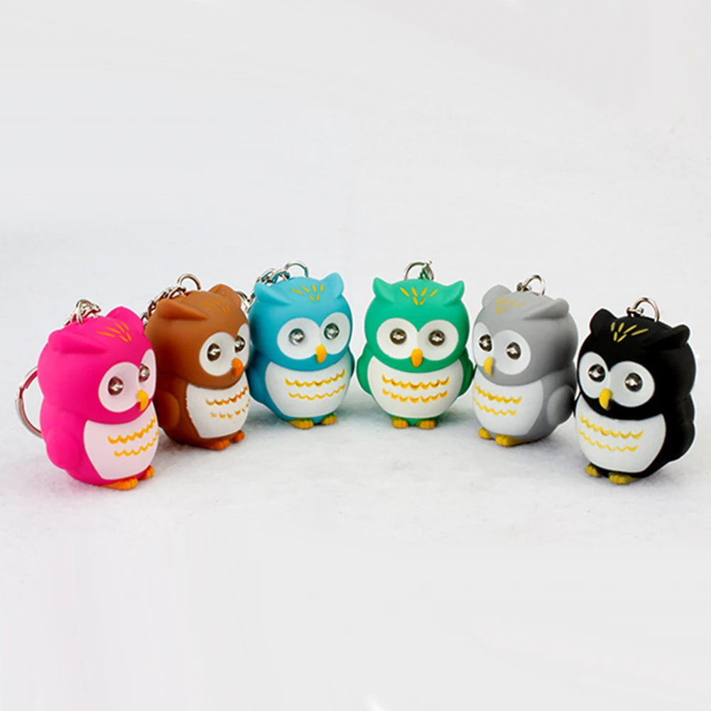 Fashion Animal Key Chain Cute Owl LED Eye Keychains with Sound Christmas Keychain for Children Creative Gifts Drop Shipping
Fashion Animal Key Chain Cute Owl LED Eye Keychains with Sound Christmas Keychain for Children Creative Gifts Drop Shipping