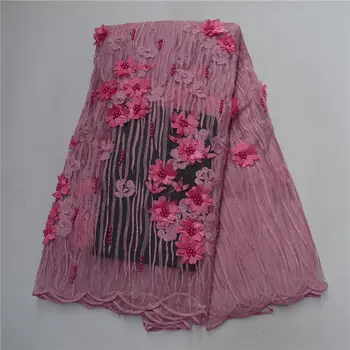 2018 Latest African French Lace Fabric High Quality African Tulle Lace with beads 3D Fabric For Wedding lace for women dress -L5
2018 Latest African French Lace Fabric High Quality African Tulle Lace with beads 3D Fabric For Wedding lace for women dress -L5