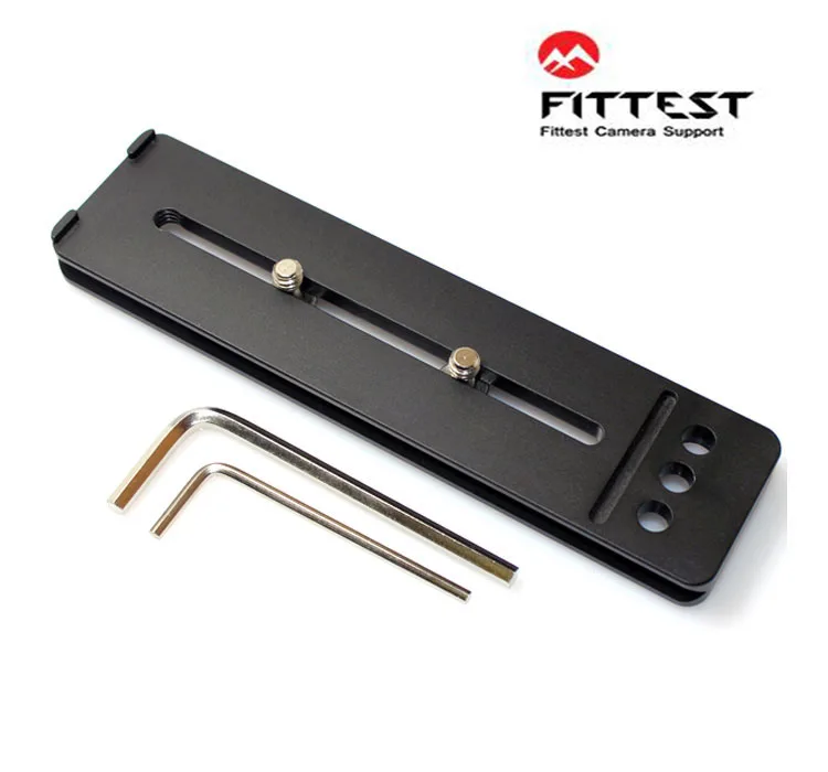 FITTEST DPL-150 150mm Quick Release Plate Lens Plate w UNC1/4 and 3/8 Screw Tripod For Canon Nikon Sony Sigma Pentax Tamron DSLR
FITTEST DPL-150 150mm Quick Release Plate Lens Plate w UNC1/4 and 3/8 Screw Tripod For Canon Nikon Sony Sigma Pentax Tamron DSLR
