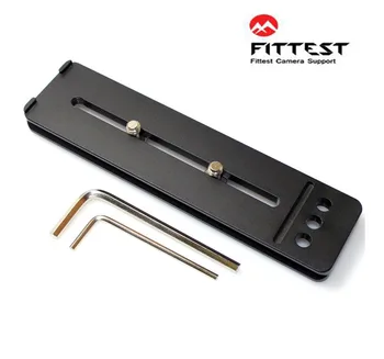 FITTEST DPL-150 150mm Quick Release Plate Lens Plate w UNC1/4 and 3/8 Screw Tripod For Canon Nikon Sony Sigma Pentax Tamron DSLR
FITTEST DPL-150 150mm Quick Release Plate Lens Plate w UNC1/4 and 3/8 Screw Tripod For Canon Nikon Sony Sigma Pentax Tamron DSLR