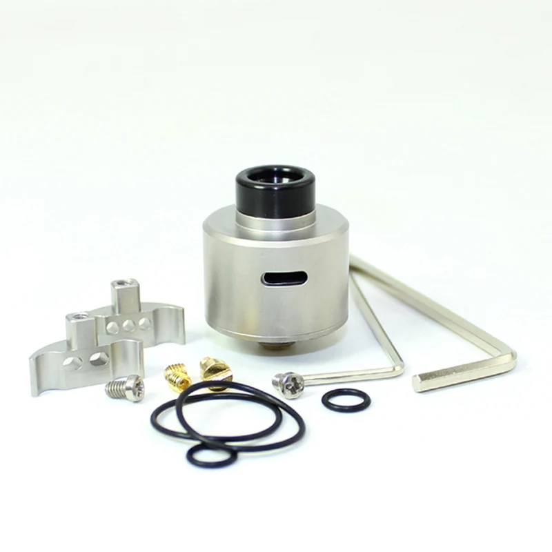 SXK WICK`D RDA MTL RDA 22mm DIY Single Coil Rebuilable Dripping Atomizer 316 Stainless Steel With BF Pin for 510 Squonk Mod
SXK WICK`D RDA MTL RDA 22mm DIY Single Coil Rebuilable Dripping Atomizer 316 Stainless Steel With BF Pin for 510 Squonk Mod