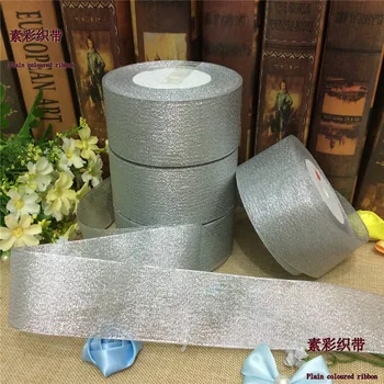 100Yards 2" (50mm) Wide Gold Silver Ribbon For Gift Packing Belt Wedding Party Christmas Embellishment Ribbon Sewing Accessories
100Yards 2" (50mm) Wide Gold Silver Ribbon For Gift Packing Belt Wedding Party Christmas Embellishment Ribbon Sewing Accessories