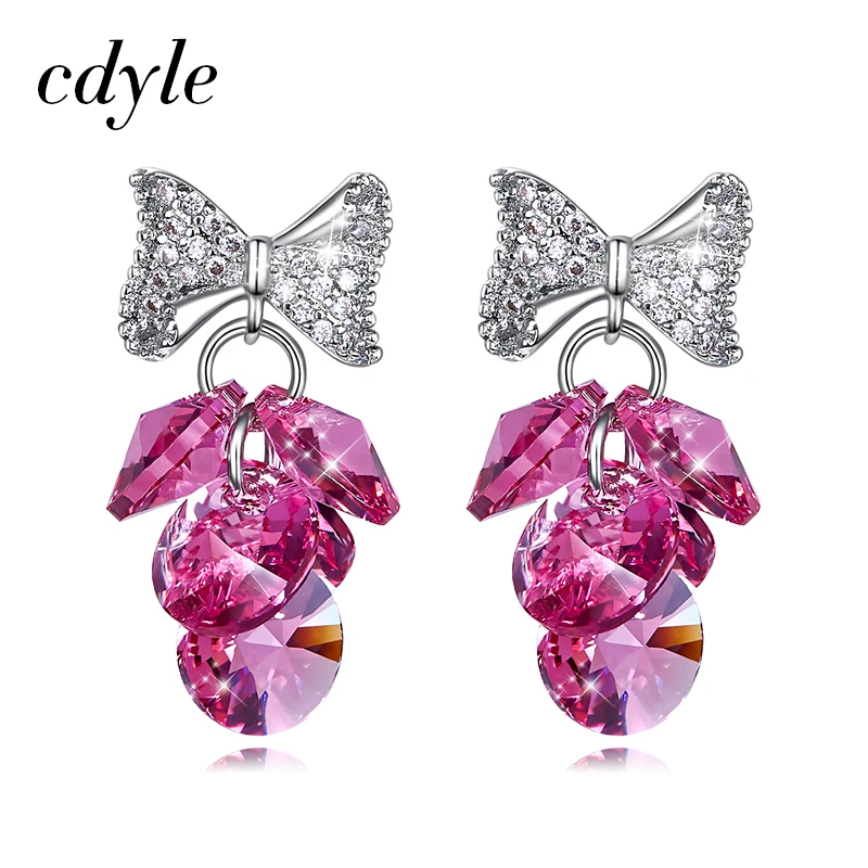 Cdyle Gorgeous Earrings For Women Embellished with crystal Jewelry Grape Earrings Wedding Bridal Jewelry Bijoux
Cdyle Gorgeous Earrings For Women Embellished with crystal Jewelry Grape Earrings Wedding Bridal Jewelry Bijoux