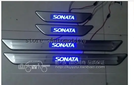 Car auto accessories led door sill scuff plate led welcome pedal for Hyundai Sonata 2011 2012 2013 stainless steel 4pcs per set
Car auto accessories led door sill scuff plate led welcome pedal for Hyundai Sonata 2011 2012 2013 stainless steel 4pcs per set