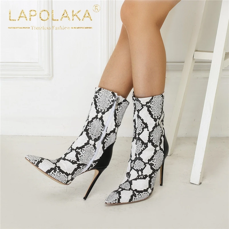 Lapolaka New Arrivals Dropship Large Size 35-43 Pointed Toe Ankle Boots Woman Shoes Zip Up High Heels Black Shoes Woman Boots
Lapolaka New Arrivals Dropship Large Size 35-43 Pointed Toe Ankle Boots Woman Shoes Zip Up High Heels Black Shoes Woman Boots