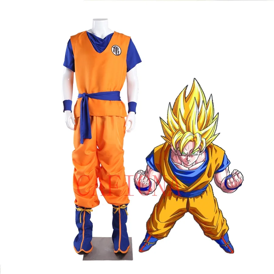 Cafiona Halloween anime Dragon Ball Cosplay Kakarotto cosplay costume Son Goku cosplay set shoe covers custom made size
Cafiona Halloween anime Dragon Ball Cosplay Kakarotto cosplay costume Son Goku cosplay set shoe covers custom made size