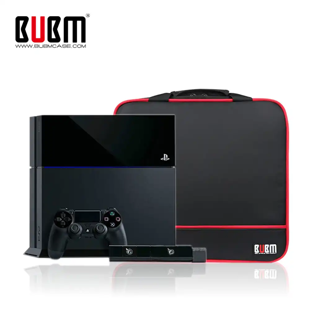 Bubm Travel 実施プレイステーション 4 Xbox One X Ps4 スリム Ps3 ビデオゲームコンソールシステムおよびコントローラ収納 袋 コンソールケース Ps4キャリーケースps4旅行ケース Gooum