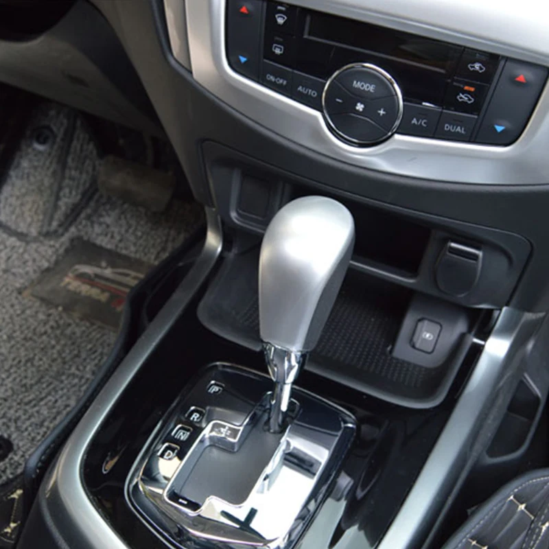 ABS Plastic For Nissan Navara NP300 accessories 2017 2018 2019 Car Styling Car gear shift lever knob handle cover Cover Trim
ABS Plastic For Nissan Navara NP300 accessories 2017 2018 2019 Car Styling Car gear shift lever knob handle cover Cover Trim